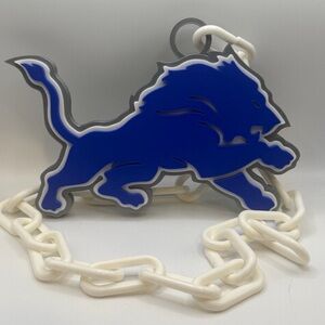 Detroit Lions Fan Chain Necklace